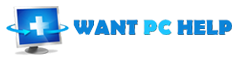 Want pc help logo